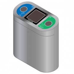 Wybone - Torpedo Triple XL Recycling Bin