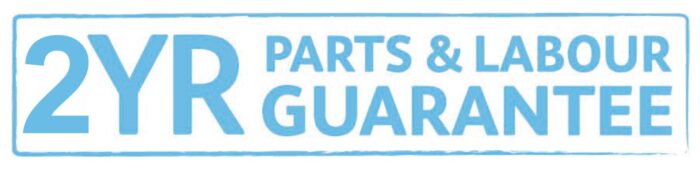 Wybone 2 Year Parts & Labour Guarantee Banner