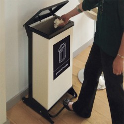 Wybone - Metal Pedal Operated Recycling Bins