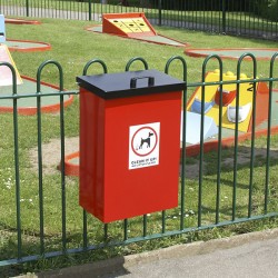 Wybone - WDB/LU Dog Waste Bin with Lift Up Lid