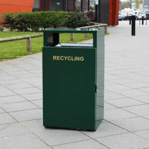 BMB/40R Barnsley Recycling Bin in dark green.