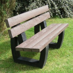 Wybone - Enviro Moulded Park Bench – Recycled Plastic