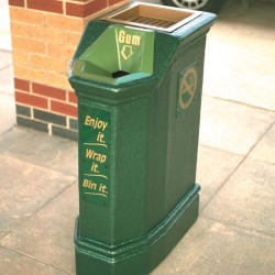 Wybone - LBV/FCG Combined Cigarette End & Gum Disposal Bin