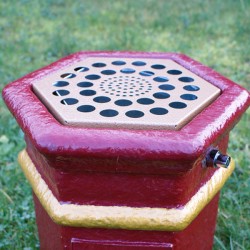 Wybone - LBV/XAT Hexagonal Pedestal Cigarette End Bin
