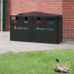 Wybone - MLB/448 Large Capacity Quad Recycling Bin