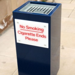 Wybone - NS/M1 Square Metal Cigarette End Bin
