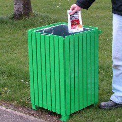 Wybone - STS/2M Anti Vandal Litter Bin