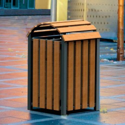 Wybone - STS/AVW Wooden Litter Bin
