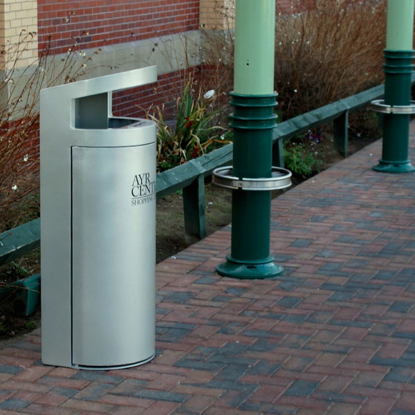 Wybone - Torpedo Single on Street Litter Bin