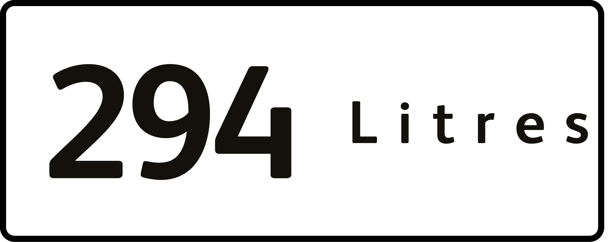 294 Litres