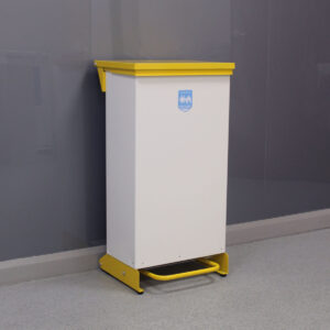 80 Litre Metal Fixed Body Clinical Waste Bin