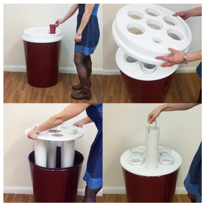 Wybone introduce Cup Recycling Unit Wybone