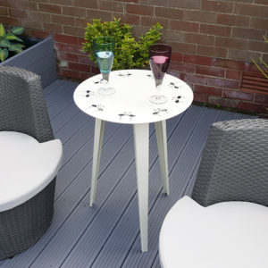 Wybone Large Flamingo Table in Off White