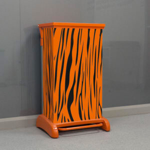 Hybrid Tiger Print Clinical Waste Bin in 80 litres.