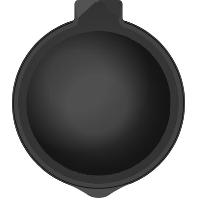 Spare GSH/4 Black Lid with Fixings & Hardware