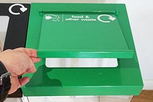 Green lift-up aperture flap.