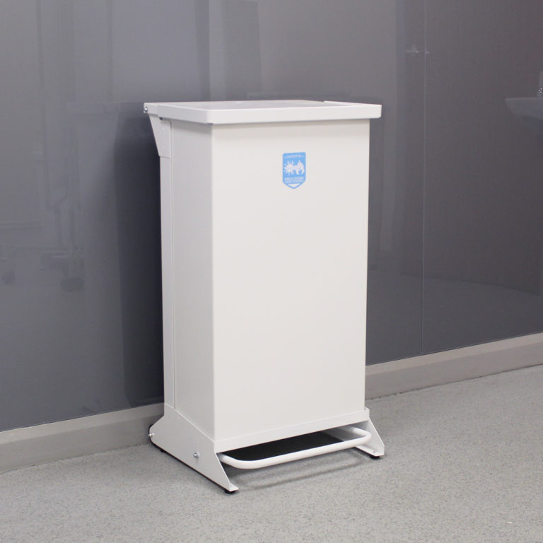80 Litre Metal HandsFree Clinical Waste Bin Wybone