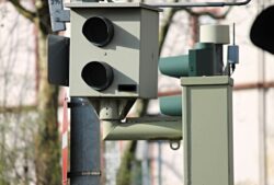 A speed camera for public streets.