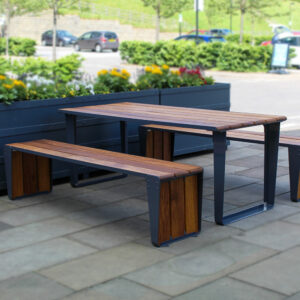 Contour Picnic Table & Bench Set