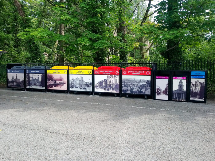 Wybone recycling bin hubs sited in Lancaster